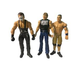 WWE Wrestling‎ Action Figures Set - Sting, Dean Ambrose, John Cena Collect T-6